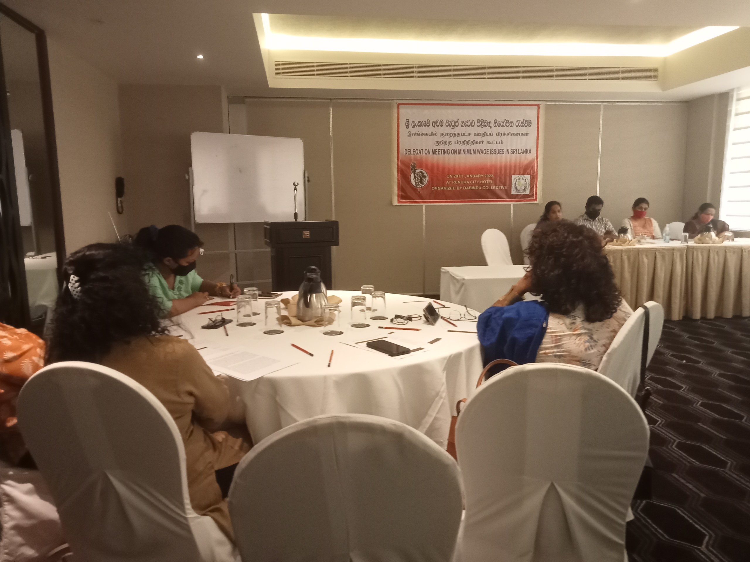 Delegation Meeting on Minimum Wage Issues in Sri Lanka – January of 2022 A narrative to the Apparel Sector in Sri Lanka